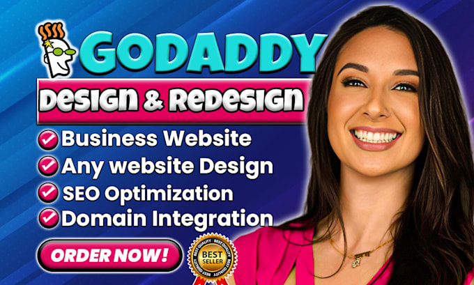 Bestseller - build wordpress website, godaddy redesign, hostinger website bluehost siteground