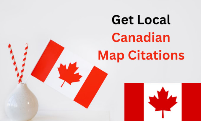 Gig Preview - Boost your canada business local SEO with canadian map citations