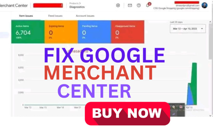 Gig Preview - Fix your google merchant center misrepresentation