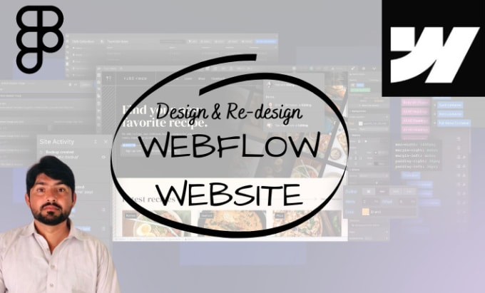 Gig Preview - Design, redesign or redo webflow website