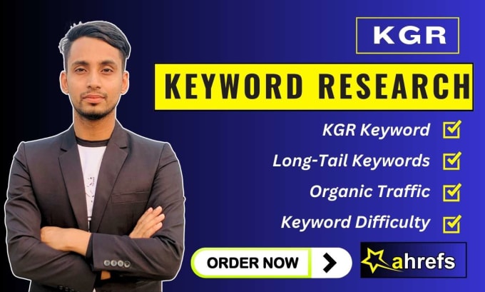 Gig Preview - Do best long tail kgr keyword research and competitor research