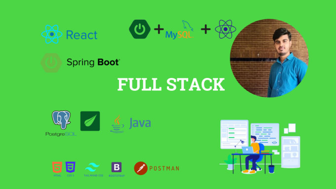 Gig Preview - Build outstanding websites with java, spring boot, and react js