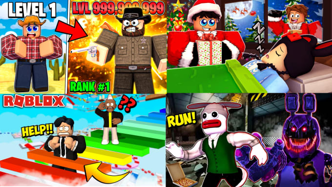 Gig Preview - Make professional roblox youtube thumbnails