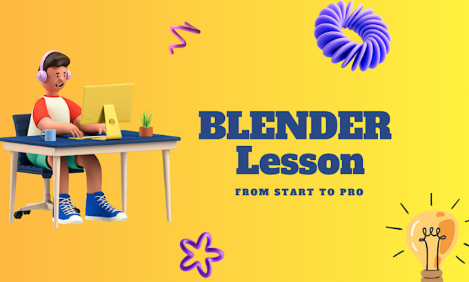 Gig Preview - Teach you blender from the beginning