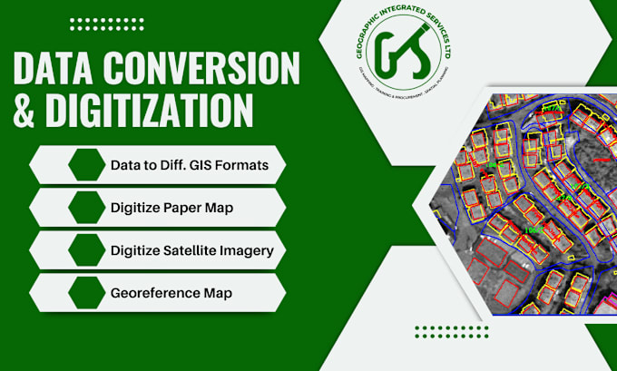 Bestseller - georeference, digitize map and convert data