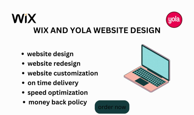 Gig Preview - Do wix yola website design