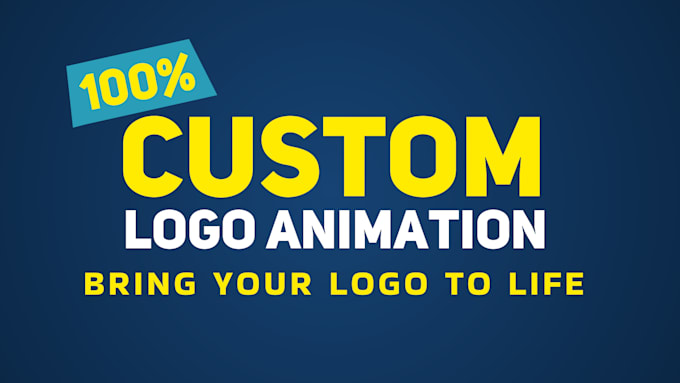 Gig Preview - Create signature 2d custom logo animation