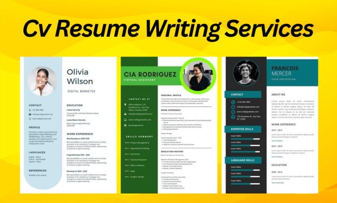 Gig Preview - Create professional resume, cv and cover letter for you