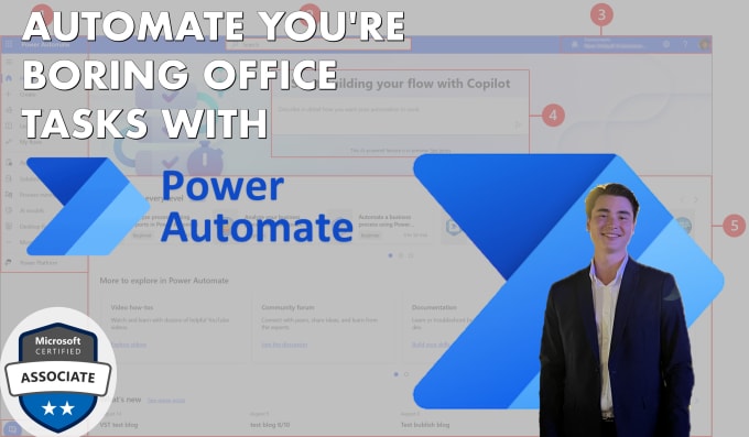 Gig Preview - Streamline your business with custom power automate solutions