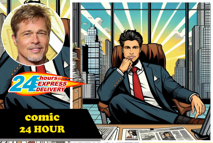 Gig Preview - Create comic character from your photos in 24 hours