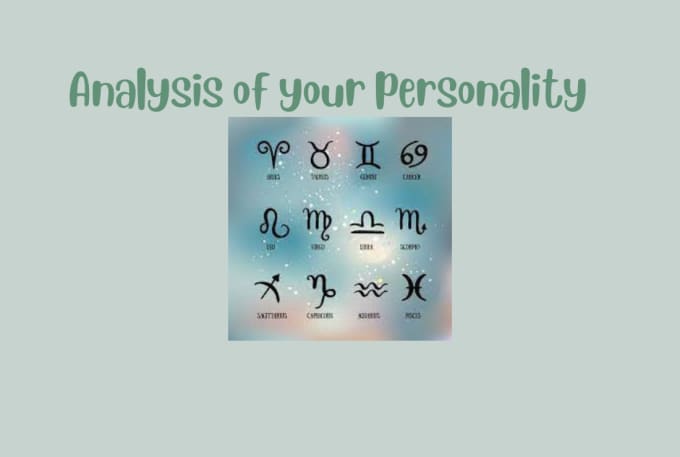 Gig Preview - Write horoscope of your personality