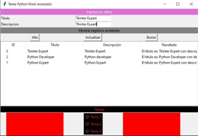 Gig Preview - Do an application using python tools