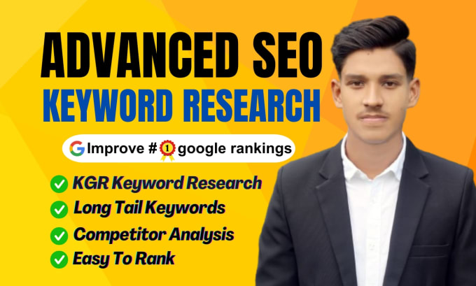 Gig Preview - Do excellent SEO keyword research for your website