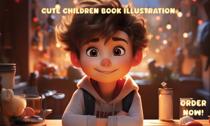 Bestseller - draw cute children book illustrations and book covers