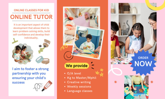 Gig Preview - Be your online kids tutor for english, math, all subjects