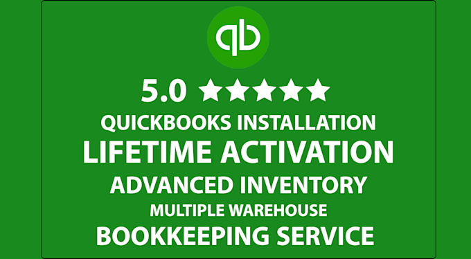 Gig Preview - Do setup quickbooks and advanced inventory lifetime free