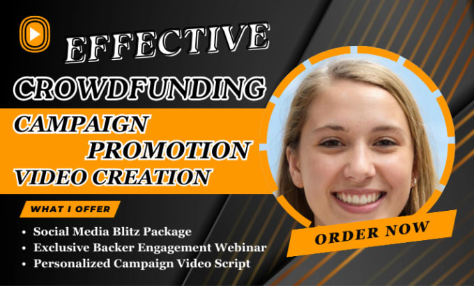 Gig Preview - Create an engaging crowdfunding or gofundme, kickstarter video for your campaign