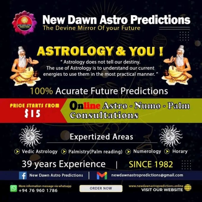 Gig Preview - Predict your future and present accurately from numerology