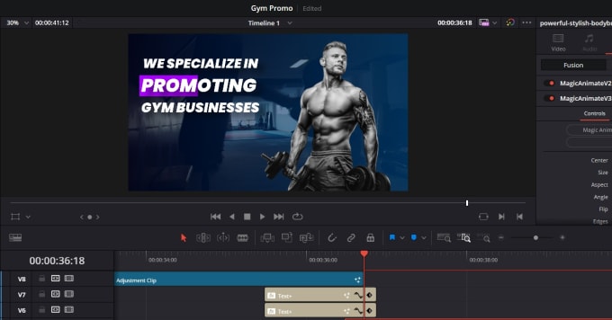 Gig Preview - Create best promotional video for your gym and fitness ads