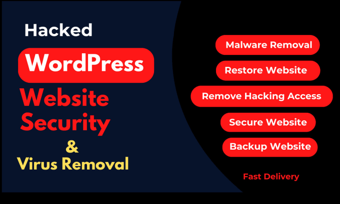 Gig Preview - Fix and restore hacked wordpress websites, remove malware, and secure it