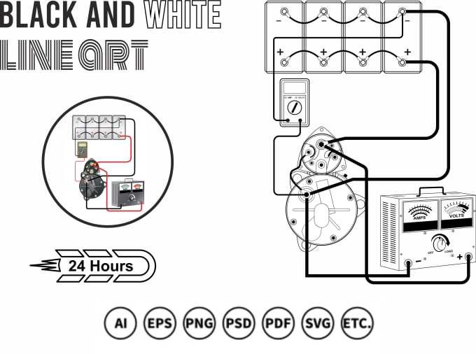 Gig Preview - Draw detailed line art vector , image to outline