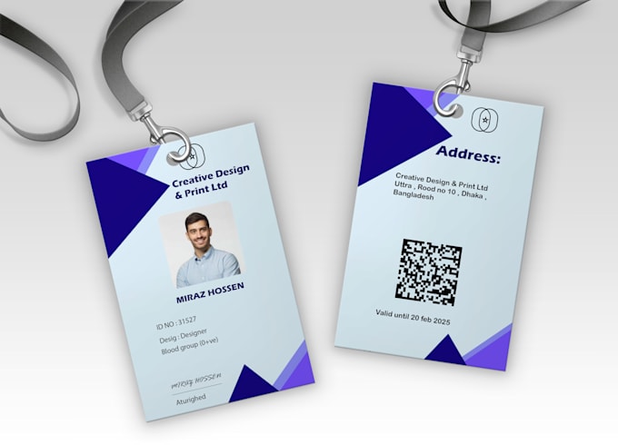 Gig Preview - Provide an amazing professional id card design