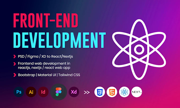 Gig Preview - Be your reactjs, nextjs web application frontend developer