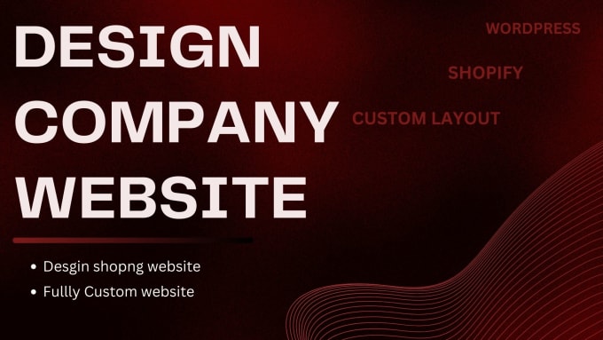 Gig Preview - Design develop modern business and shopping store website