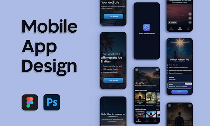 Gig Preview - Provide UI UX design services for mobile apps