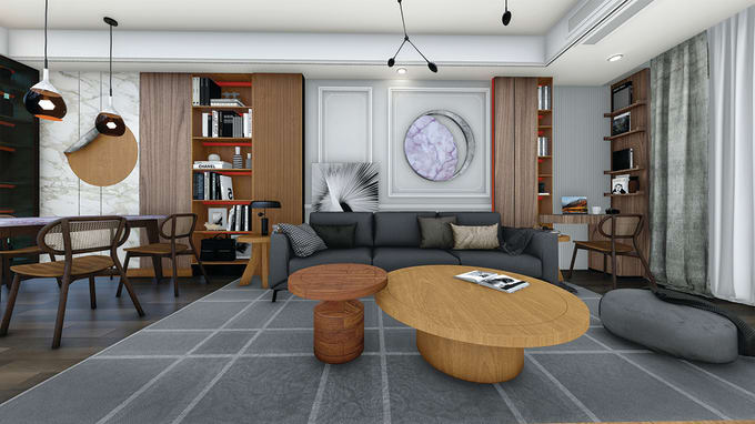 Gig Preview - Create an interior design and make 3d renderings