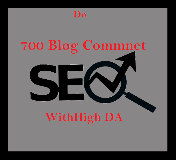 Gig Preview - Do 700 blog comment with high da unlimited keyword and URL