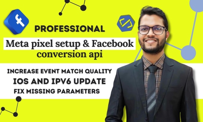 Gig Preview - Fix or setup meta pixel, fb conversion api, ipv6 update, server side tracking