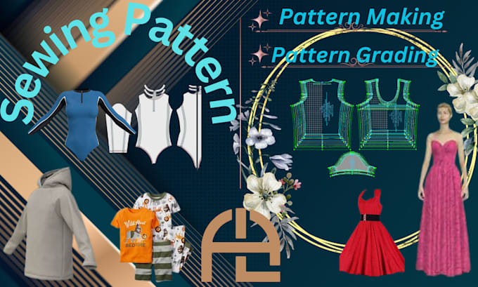 Gig Preview - Make sewing pattern,tshirt,cad pattern on your requirement