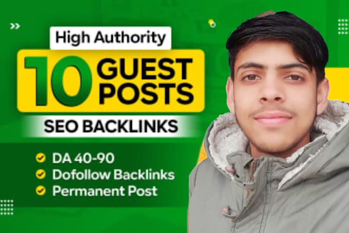 Bestseller - do guest posting, high da guest post, guest posting with contexual seo backlinks