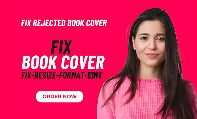 Gig Preview - Fix book cover, resize book cover, paperback book cover, hardcover book cover