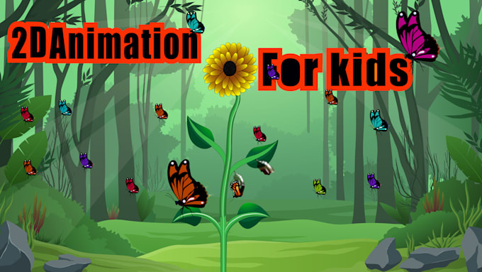 Bestseller - do 2d nature animation,  educational videos character rigging