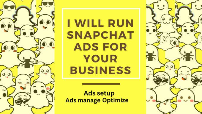 Gig Preview - Run snapchat ads for your business