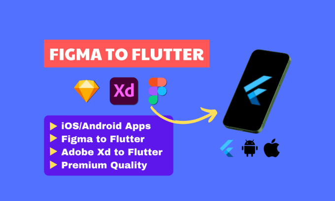 Gig Preview - Convert figma to flutter ui for your mobile app as a flutter developer