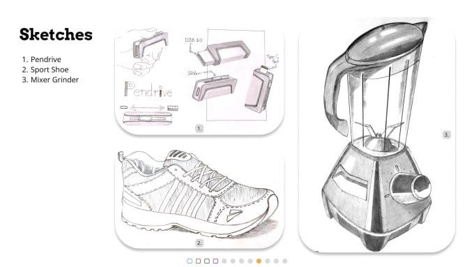 Gig Preview - Ideate and develop industrial design sketches