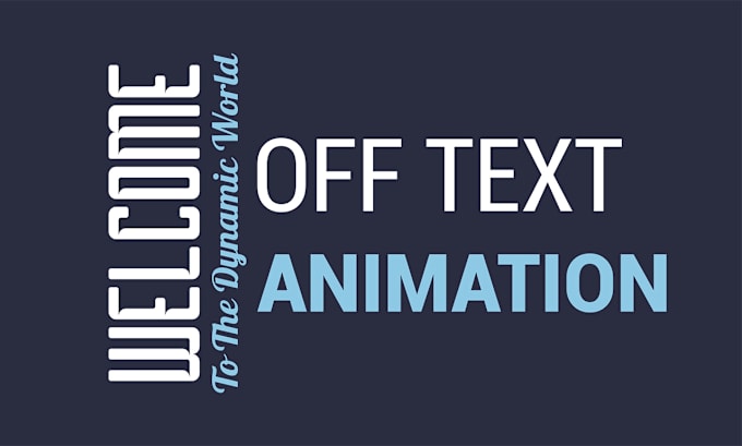 Bestseller - do motion graphics kinetic typography explainer video and minimal text animation