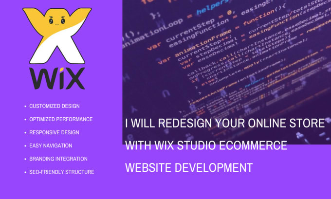 Gig Preview - Redesign your online store with wix studio ecommerce website development