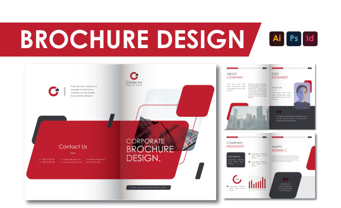 Gig Preview - Design digital brochure and annual report