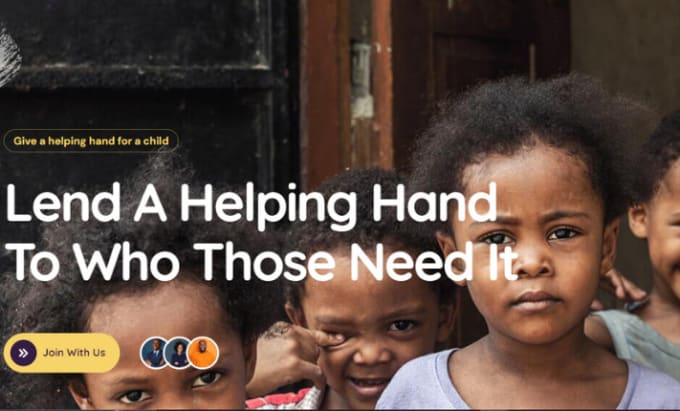 Gig Preview - Build nonprofit charity fundraising website with donation  system