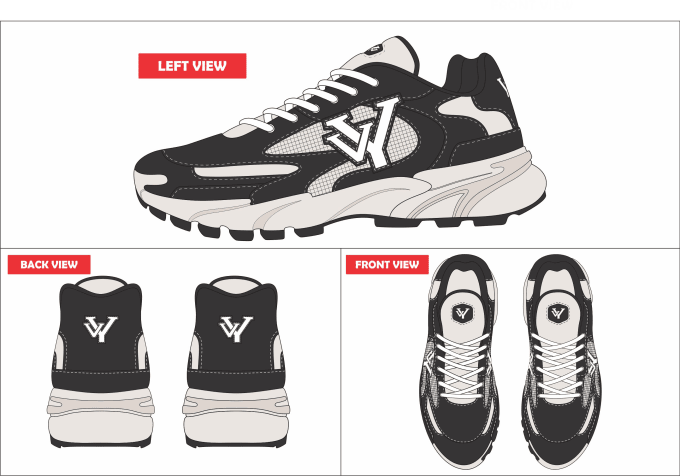 Gig Preview - Create sneaker or custom footwear design shoe what you want