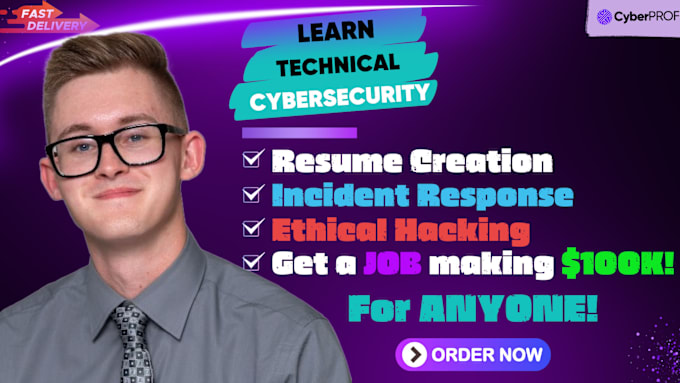 Gig Preview - Teach you cybersecurity, hacking, incident response in a week and get you a job