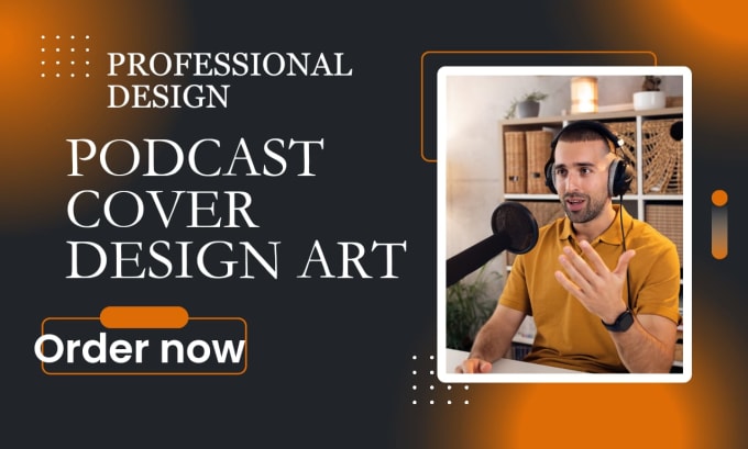 Gig Preview - Do professional podcast art cover design