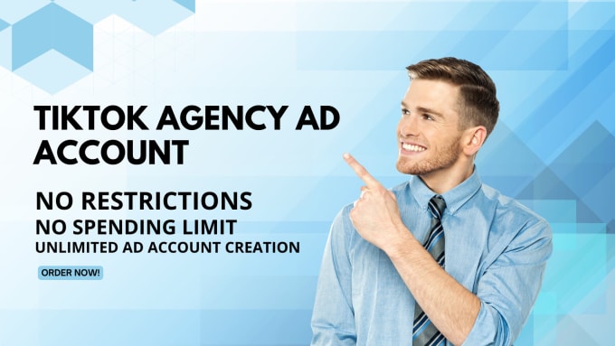 Gig Preview - Create tiktok agency ad account manager for worldwide