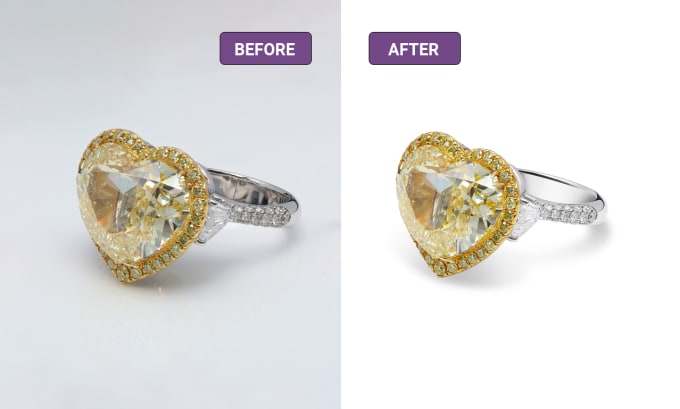 Gig Preview - High end jewelry retouching and professional photoshop editing services