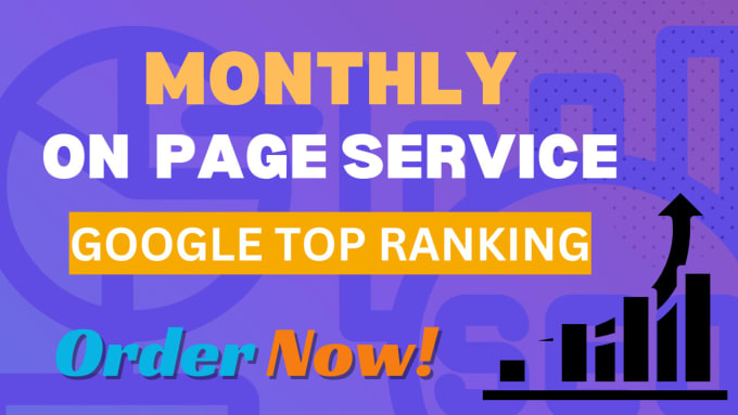 Gig Preview - Do monthly on page seo service