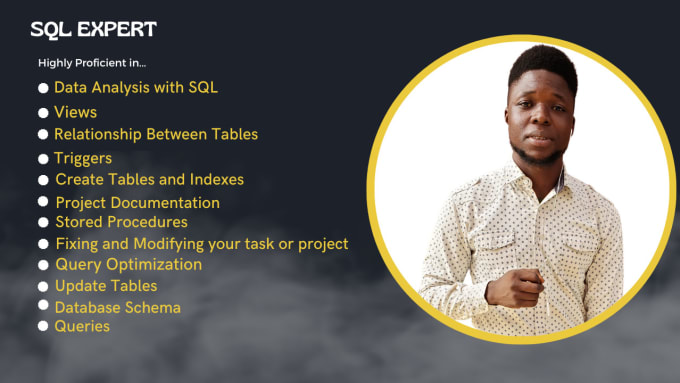 Gig Preview - Be your sql expert